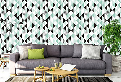 Tapeta Scandinavian style Mosaic 14003